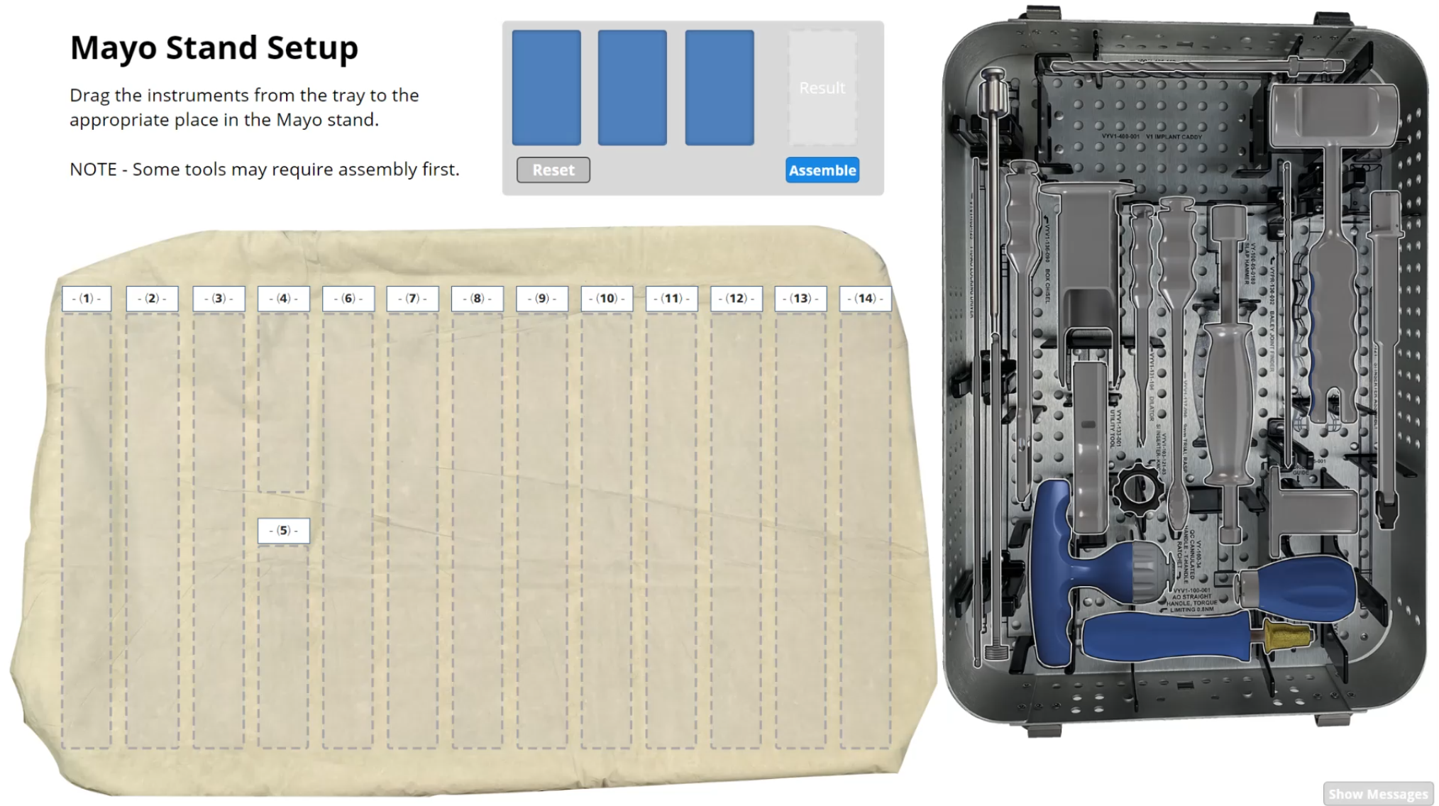Nevro Procedure Kit Simulation